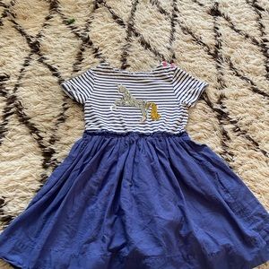 Mini Boden 5-6yr girls flippy sequin unicorn dress